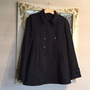 Theory Meela pea coat. Wool blend. Size M